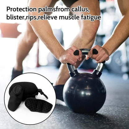 Adult Silicone Anti-Slip Dumbbell Grip for Fitness And Weightlifting Palm Protection Strength Training Hand Grips