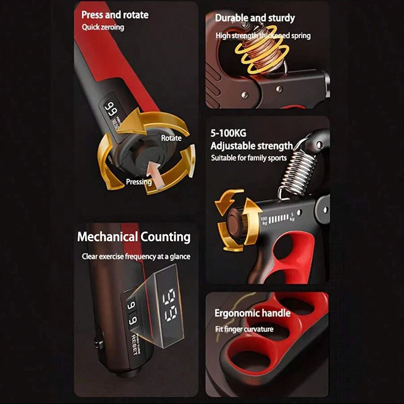 Adjustable Grip Strength Hand Trainer™